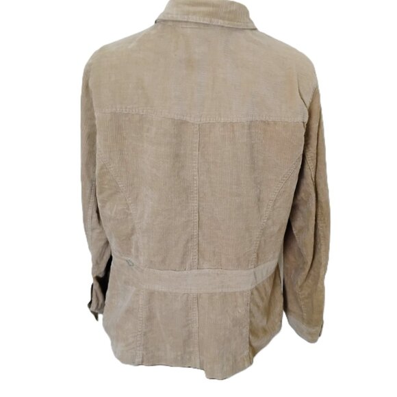 Sag Harbor Brown Corduroy Woman's Button up Jacket size 14 - Picture 6 of 11